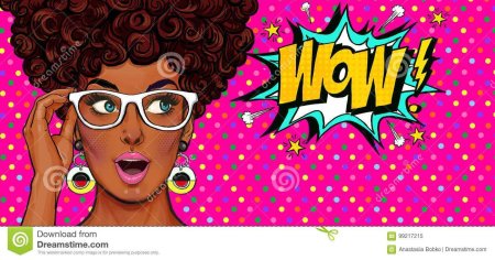 Поп арт девушка