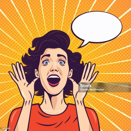 Поп арт женщина