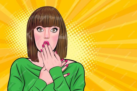 Удивление девушка