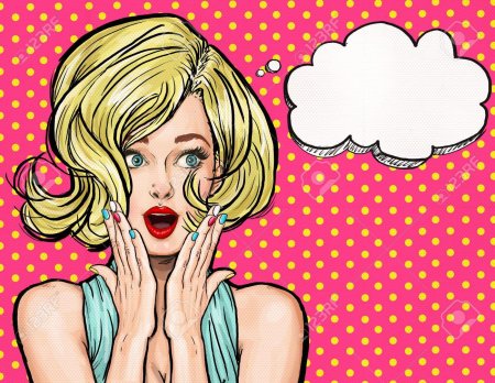 Девушки в стиле поп-арт