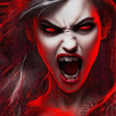Красивая вампирша