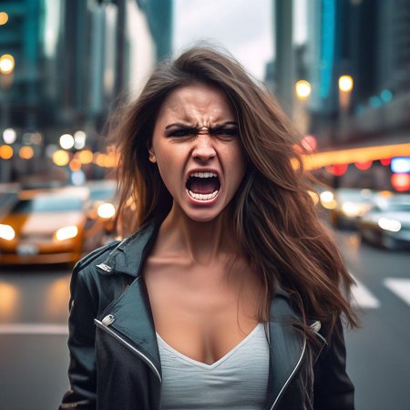 Девушка злая