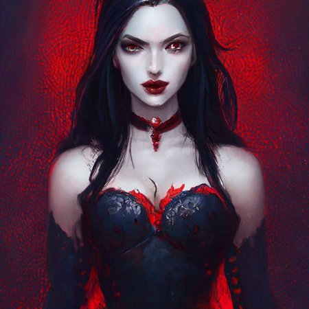 Девушка вампир
