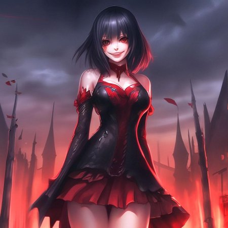 Вампирша аниме