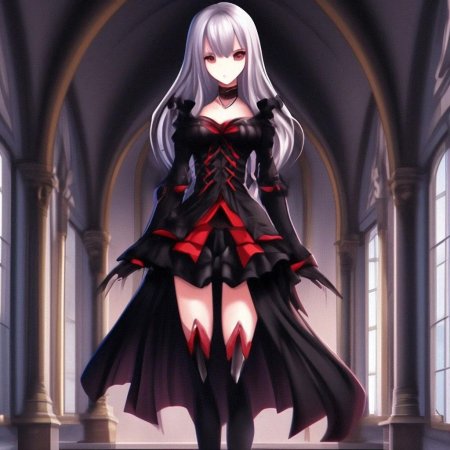 Аниме вампирша