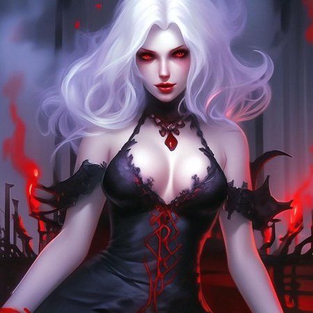 Красивая вампирша