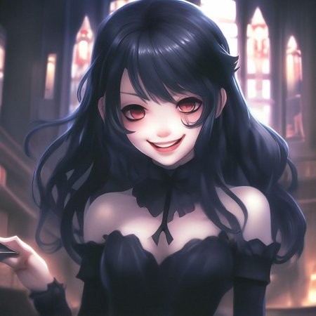 Девушка вампир