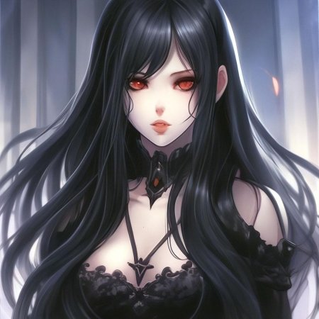 Аниме девушка вампирша