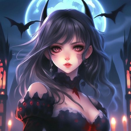 Девушка вампир