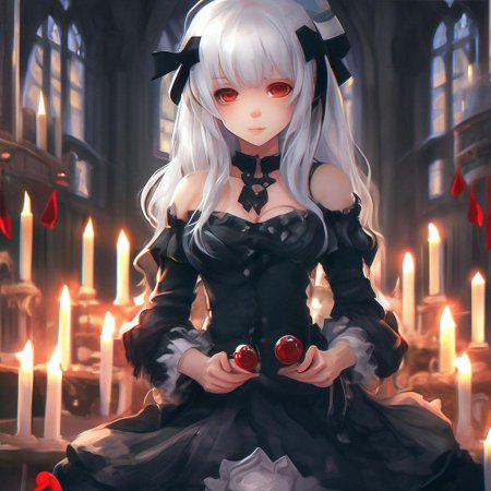 Аниме вампирша