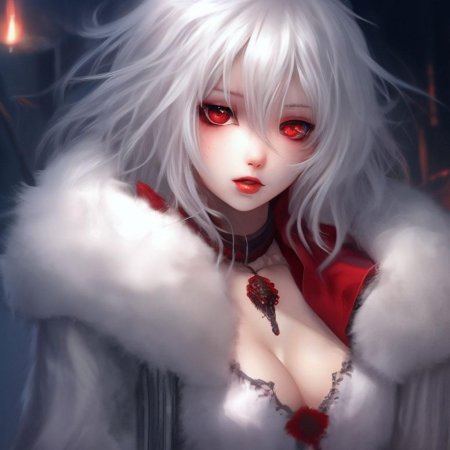 Девушка с красными глазами