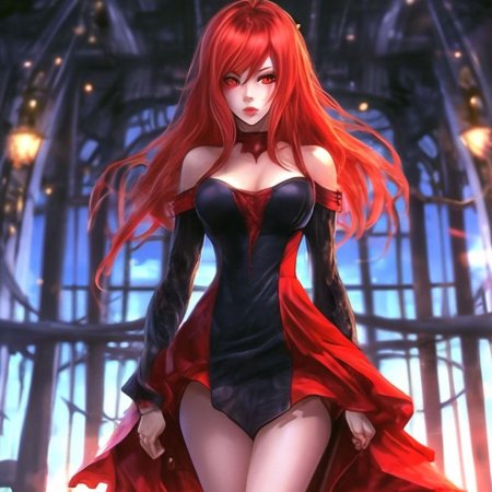 Девушка вампирша