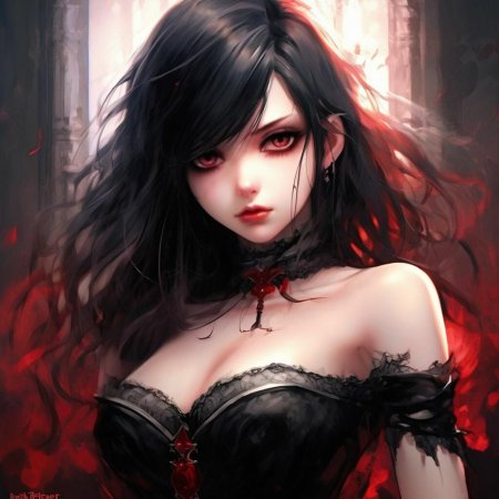 Аниме вампир девушка