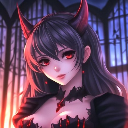 Девушка вампир аниме