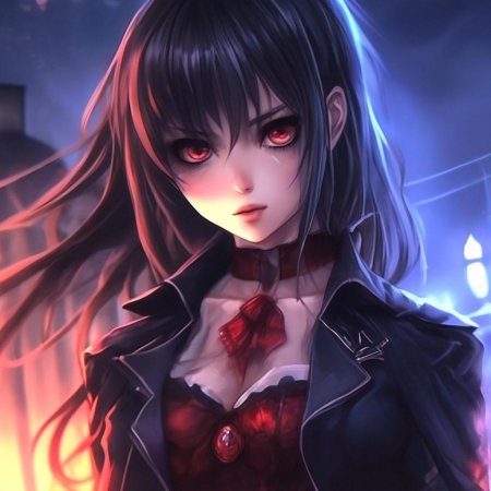 Аниме вампир девушка