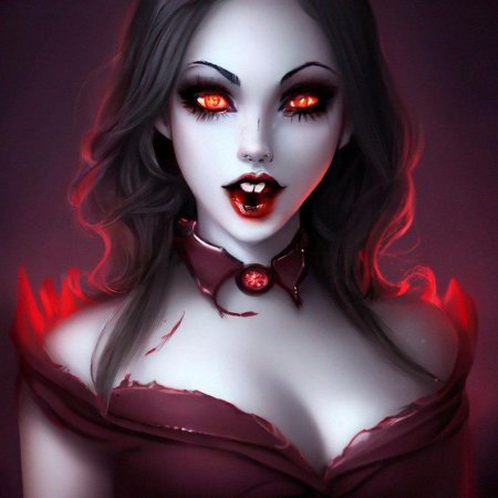 Девушка вампир