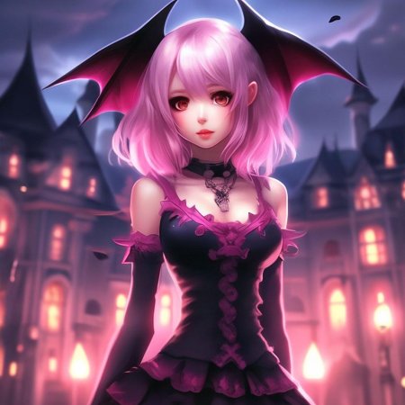 Девушка вампир аниме