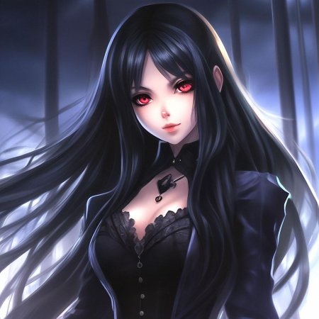Аниме вампир девушка
