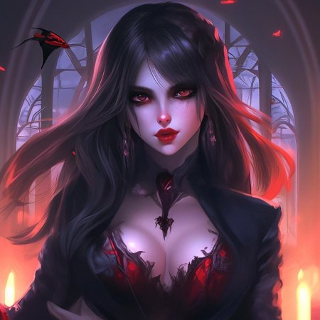 Девушка вампир