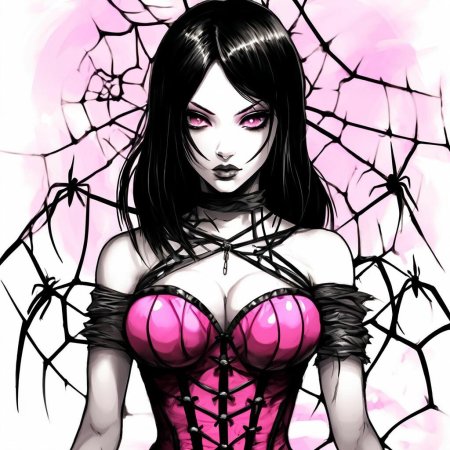 Девушка паучиха