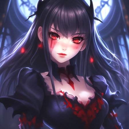 Демон девушка аниме