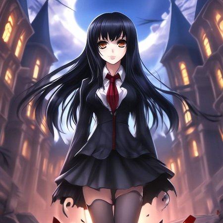 Девушка вампир