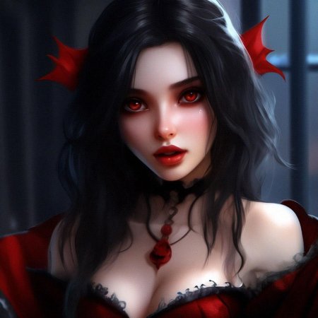 Девушка вампир