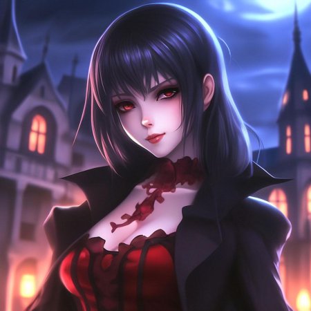 Аниме вампир девушка