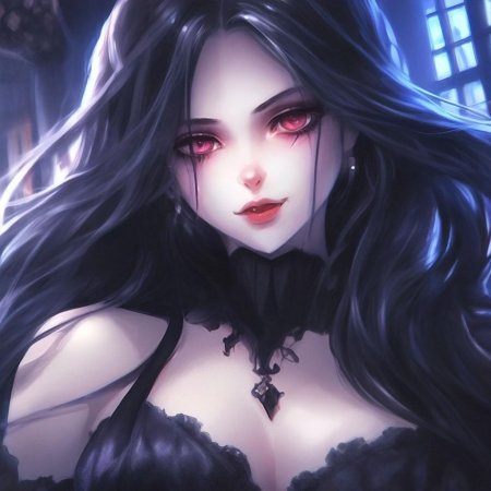 Девушка вампир