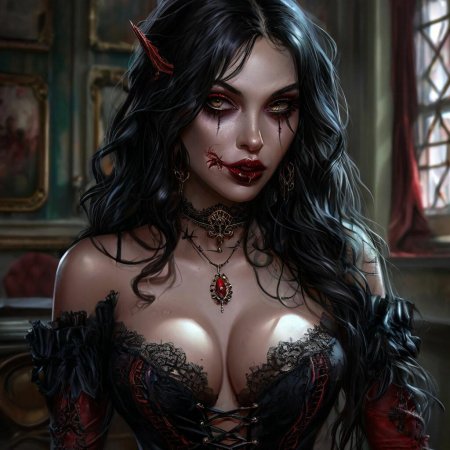 Женщина вампирша