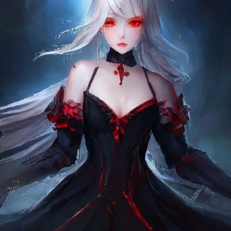 Аниме девочка вампир