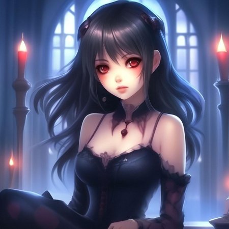 Девушка вампир