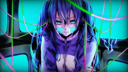 Аниме Мику Хатсуне наушники