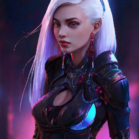 Девушка киберпанк