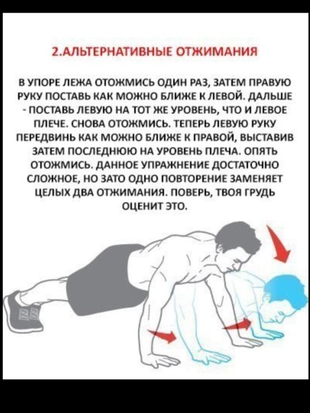 Виды отжиманий