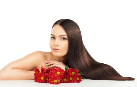 Девушка с цветком