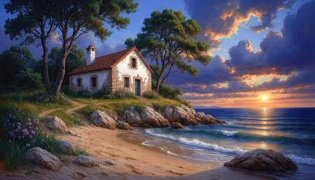 Дома у моря