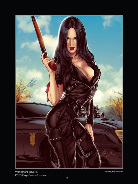 Девушка комикс