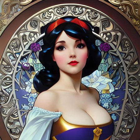 Нейросеть принцессы Диснея