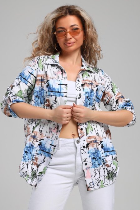 Туника рубашка женская