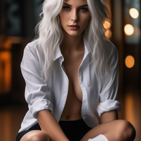 Девушка белая