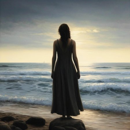 Девушка на берегу