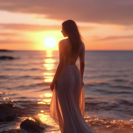 Девушка на берегу