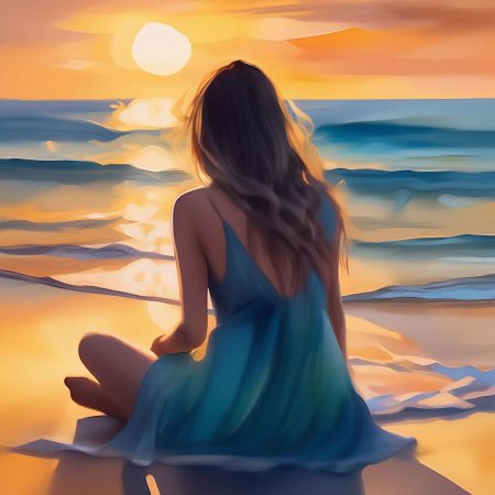 Девушки море