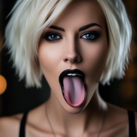 Очень красивая блондинка