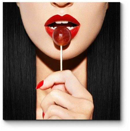 Губы с леденцом