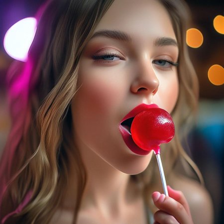 Сосал чупа чупс