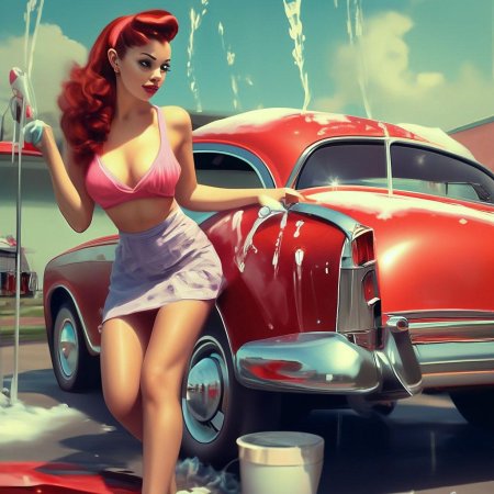 В стиле пин ап