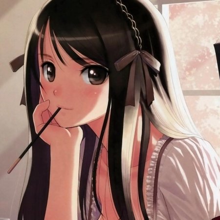 Красивая аниме девушка