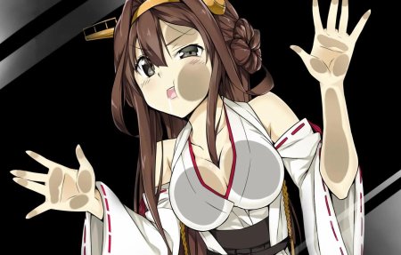 Девушка прижалась к стеклу